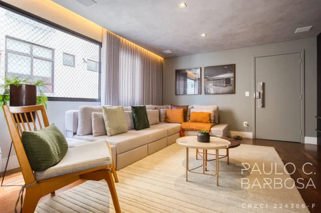 Imagem Santa Cecília Venda - 2 Suítes - 2 Vagas - 102m² - Mobiliado