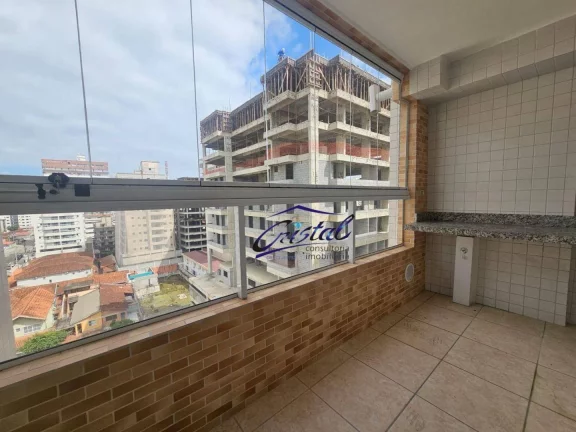 Imagem Apartamento com 2 dormitórios à venda, 65 m² por R$ 385.000,00 - Guilhermina - Praia Grande/SP
