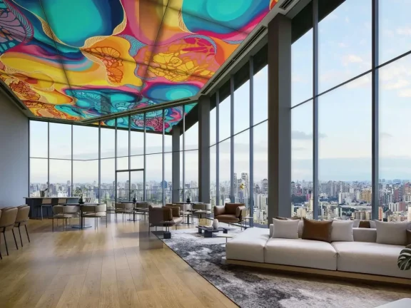 Imagem Olhe para cima, as cores do pôr do sol e uma nova forma de viver a cidade acabam de unir-se em um e...
