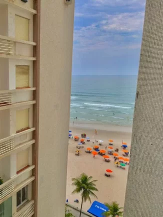 Imagem Apartamento com 1 dormitório à venda, 56 m² - Pitangueiras - Guarujá/SP