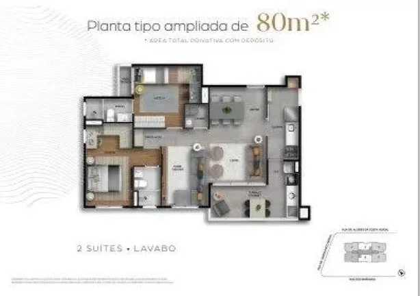 Imagem Apartamento à venda em Osasco, Centro, com 3 quartos, 80m2