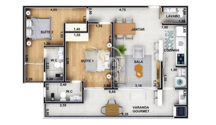 Imagem APARTAMENTO À VENDA COM 2 SUÍTES MAIS LAVABO, LOCALIZADO A 500 METROS DO AQUÁRIO NO ITAGUÁ EM UBATUBA-SP