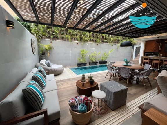 Imagem Casa em condomínio pé na areia, à venda em Juquehy com 5 suítes, piscina privativa e 340m² de área construída | Juquehy Imobiliária