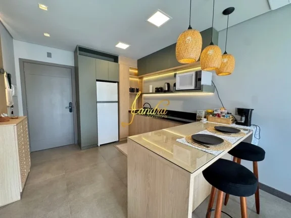Imagem Apartamento de 1dormitório de frente com box Mobiliado e decorado