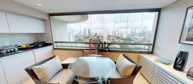 Imagem Apartamento mobiliado com 2 dormitórios para venda ou aluguel no Brooklin