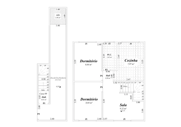 Imagem Casa de Condomínio com 2 dorms, Antártica, Praia Grande - R$ 225 mil, Cod: 2132