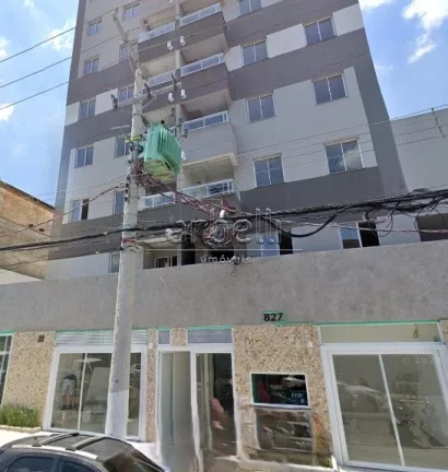 Apartamento com 36M², 2 dormitórios, cozinha integrada com a sala, área de serviços, varanda e 1...