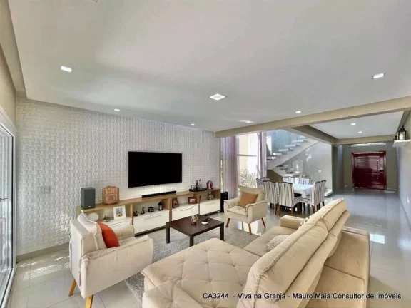 Imagem Casa com 4 suítes, 315 m², à venda por R$ 2.800.000- Ganja Viana - Cotia/SP