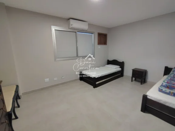 Imagem Apartamento atualizado frente mar nas Astúrias, Guarujá-SP: 3 suítes, 2 salas, 5 banheiros, 2 vagas de garagem, 192m² e suíte de empregada