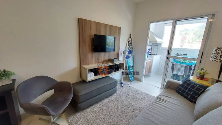 Imagem Apartamento com 2 dormitórios à venda, 54 m² por R$ 650.000 - Toninhas - Ubatuba/SP