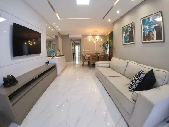 Imagem Apartamento mobiliado com 1 suíte, 2 demi suítes e 1 vaga de garagem em Balneário Camboriú