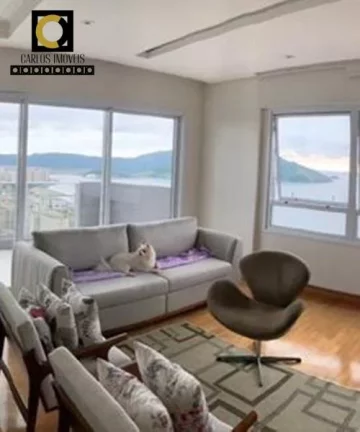 Imagem Lindo Apartamento Vista Mar 235m², Embaré, Santos