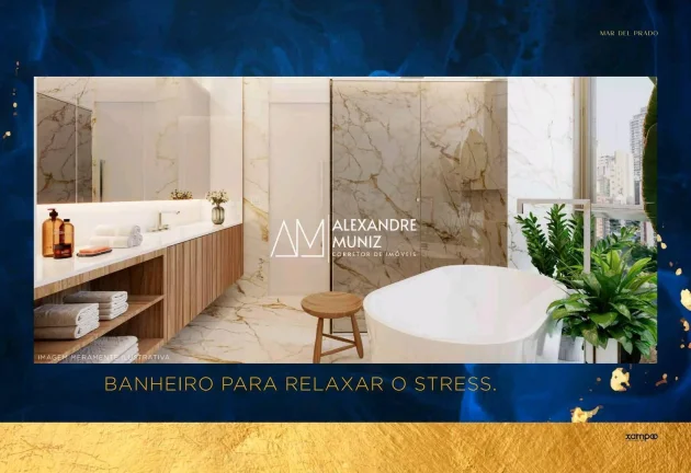 Imagem Mar Del Prado, apartamentos de luxo na Beira Mar de Fortaleza-CE. 4 suítes.