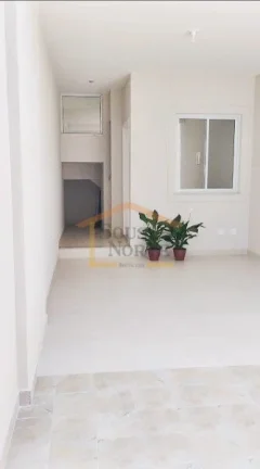 Imagem Sobrado novo, 3 suítes com sacada, escritório, sala de estar com sacada, hall de entrada, lavabo, ...