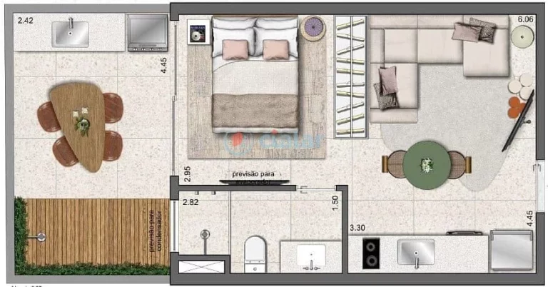 Imagem Garden à venda 3 Quartos 1 Suite 1 Vaga 179.29M Gávea Rio de Janeiro - RJ | Parque Sustentável da Gávea - Residencial - Fase 1