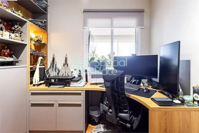 Imagem Excelente apartamento à venda no Brooklin, totalmente reformado, pronto para morar! - Área: 124,00...