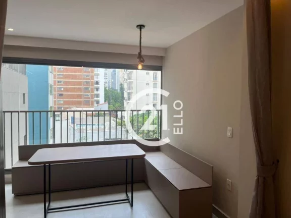 Imagem Apartamento com 1 dormitório para alugar, 41 m² por R$ 8.055,00/mês - Jardins - São Paulo/SP