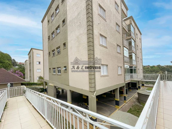 Imagem Apartamento 2 dorms. Reali Fiori — varanda, Airbnb | Campos do Jordão