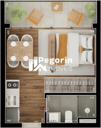 Imagem Apartamento Studio Cristo Rei Curitiba