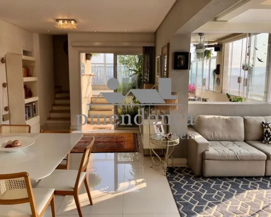 Imagem Cobertura duplex na Vila Romana, face Norte, com muito sol o dia inteiro e o ano inteiro.