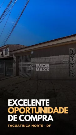 Imagem Casa à Venda em Taguatinga Norte: 5 qtos por R$520.000