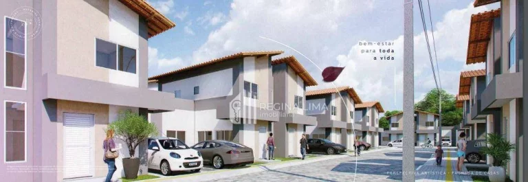 Imagem LANÇAMENTO: Casa duplex com 2 dormitórios à venda por R$ 167.081,50 - Condomínio MIRTES PARK PRIME - Todos os Santos - Teresina/PI