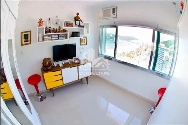 Imagem Apto com 1 dorm no Itararé, São Vicente-R$ 325 mil,Cod:7691FSM