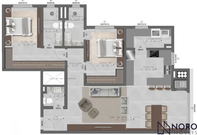 Imagem Residencial Aspen - UM NOVO CONCEITO - Nossa Senhora de Lourdes