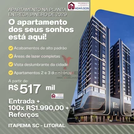 Imagem Empreendimento Twin Towers em Meia Praia, Itapema, SC