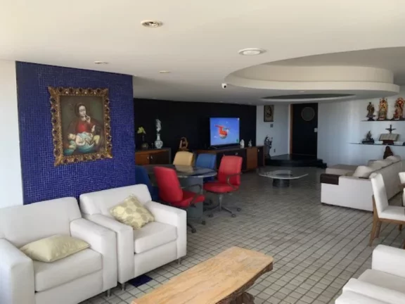 Imagem CONFORTÁVEL APARTAMENTO C/ 325m2 NO COBIÇADO CONDOMÍNIO MANSÃO DO ATLÂNTICO -RUA DE ACESSO LOCAL NO MELHOR DO RIO VERMELHO - VISTA MAR- R$1.950.000,00