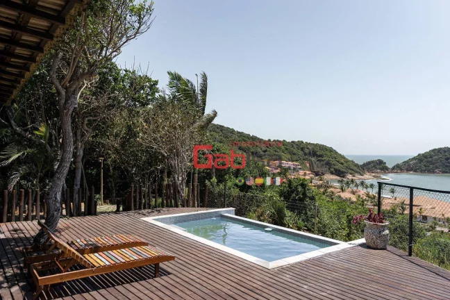 Imagem Casa com 3 Suites, Vista Mar, Mobiliada, 156 m² - venda por R$ 2.300.000 - Marina - Armação dos Búzios/RJ