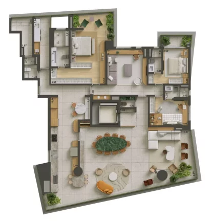 Imagem APARTAMENTO RESIDENCIAL em São Paulo - SP, Brooklin Paulista