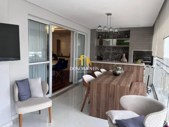 Imagem Apto venda 3 suítes, 155m, 3 vagas, vista piscina, Domo Life Centro SBC SP