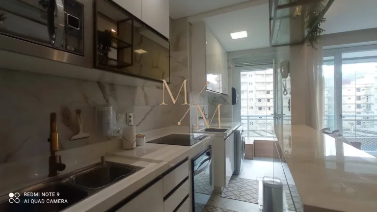 Imagem Apartamento frente a praia com 2 suítes, varanda gourmet, na Pompeia.