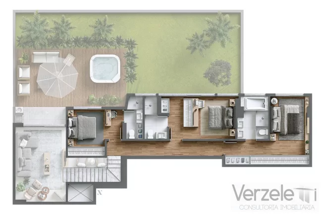 Imagem Apartamento 3 dormitórios para Venda em Itajaí / SC no bairro Praia Brava de Itajaí