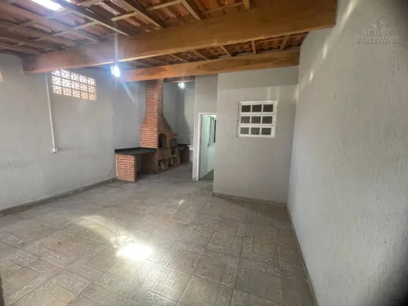 Imagem Residência na Praia Grande, com 3 quartos, sendo 1 suíte, e churrasqueira.