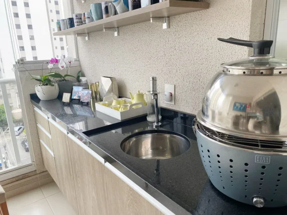 Imagem Apartamento 64M², 2Q, 1 Suíte, 2 Banheiros, 1 Vaga, Academia, Piscina Adulto e Infantil, Churrasqueira, Salão de Festas e Jogos, Playground, Sauna.