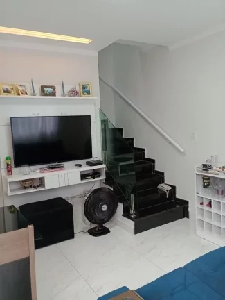 Imagem SOBRADO COM 2 DORMITÓRIOS À VENDA, 57 M² POR R$ 285.000,00 - AVIAÇÃO - PRAIA GRANDE/SP