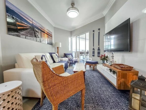 Imagem Apartamento Pé na Areia à venda, com 3 Dormitórios 1 Suíte, 104m² - Riviera de São Lourenço, Bertioga SP