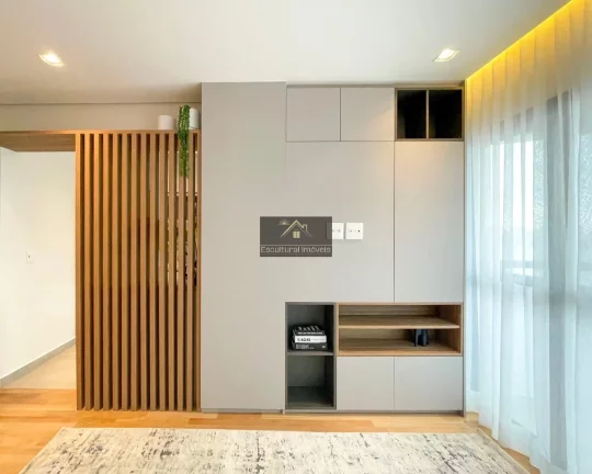 Imagem PRONTO VOCÊ ACHOU BROOKLIN APARTAMENTO 2 DORMITÓRIOS SENDO 1 SUÍTE SALA PARA 2 AMBIENTES COZINHA AMERICANA ANDAR ALTO VISTA MARAVILHOSA 1 VAGA LAZER