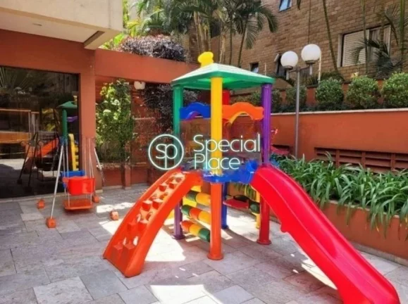 Imagem 129 metros 3 dormitórios 1 suíte suíte de empregada 2 vagas Piscina Playground Academia Churrasqu...