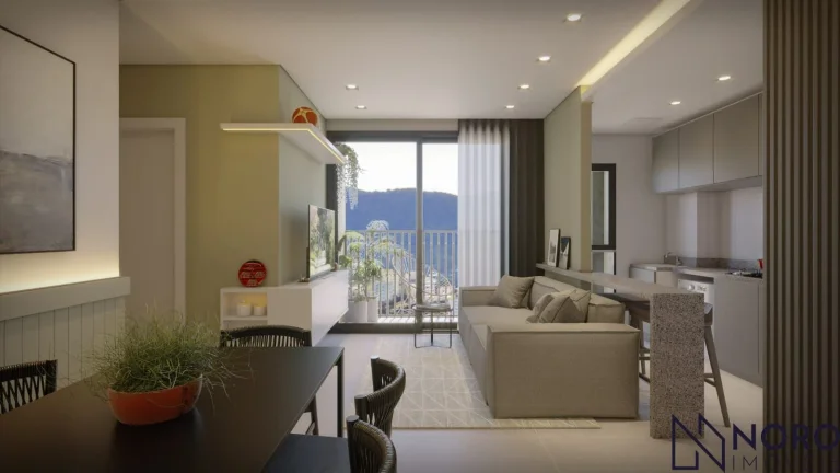Imagem Apartamento 2 dormitórios com sacada e churrasqueira