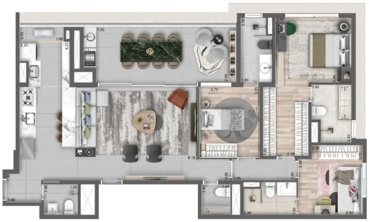 Imagem Bothanic Campo Belo - Residencial localiza-se em uma das regiões mais adoráveis e arborizadas da c...