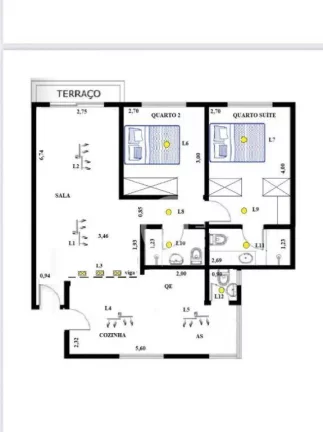Imagem Vila Olimpia, reformado, 2 quartos