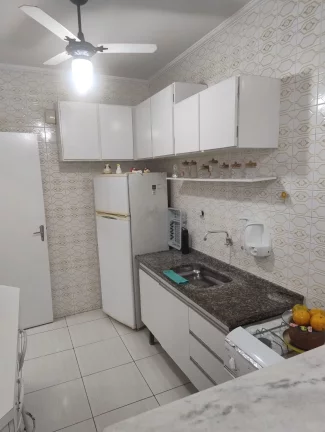 Imagem Apartamento Guilhermina - Praia Grande, de frente para Praia, com 50 m², 1 Dormitório, 1 Vaga.