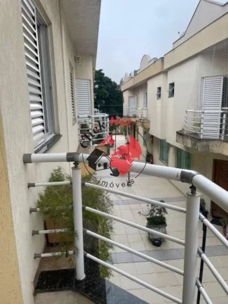 Imagem Sobrado espaçoso à venda em condomínio fechado localizado no bairro Vila Scarpelli em Santo André – Conforto, segurança e localização privilegiada!