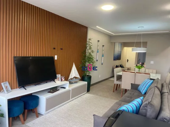 Imagem Apartamento com 2 dormitórios, 1 suíte e dependência completa, com vista mar, na Aparecida