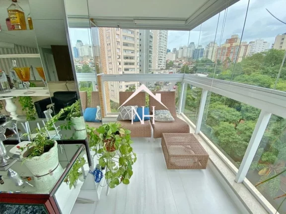 Imagem apartamento de 217m c/ 3 suítes, solarium, mirante, mini golfe, spa, piscina, academia, deck molhado, playground, quadra, salão de festas