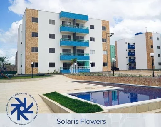 Imagem Apartamento em condomínio fechado, pronto para morar, 3 dormitórios à venda por R$ 360.000,00 - Condomínio SOLARIS FLOWERS - Uruguai - Teresina/PI