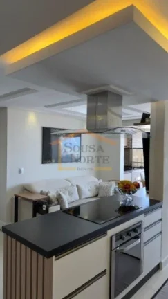 Imagem Apartamento com 82m², composto por 2 dormitórios, sendo 1 suite com ar condicionado, varanda goume...
